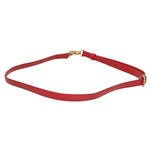 LOUIS VUITTON Epi Adjustable Shoulder Strap 36.6""-43.3"" Red LV Auth 115298 - Picture 3 of 7